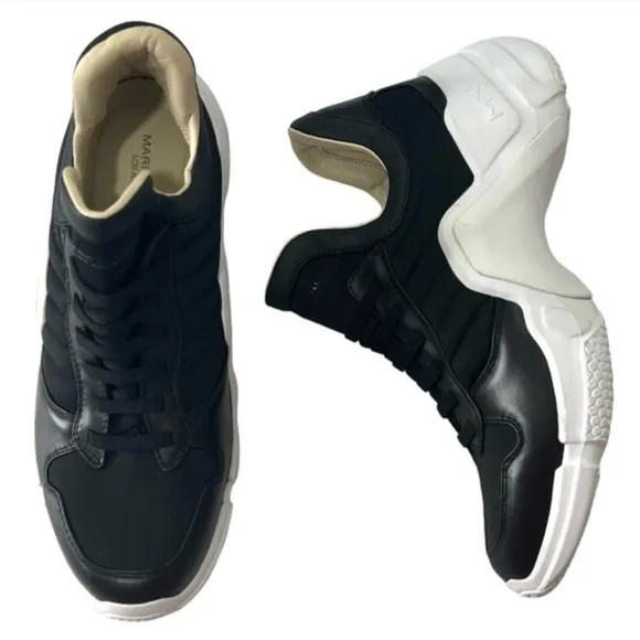 MARK NASON NEO BLOCK AMPED LEATHER SNEAKERS SIZE 9