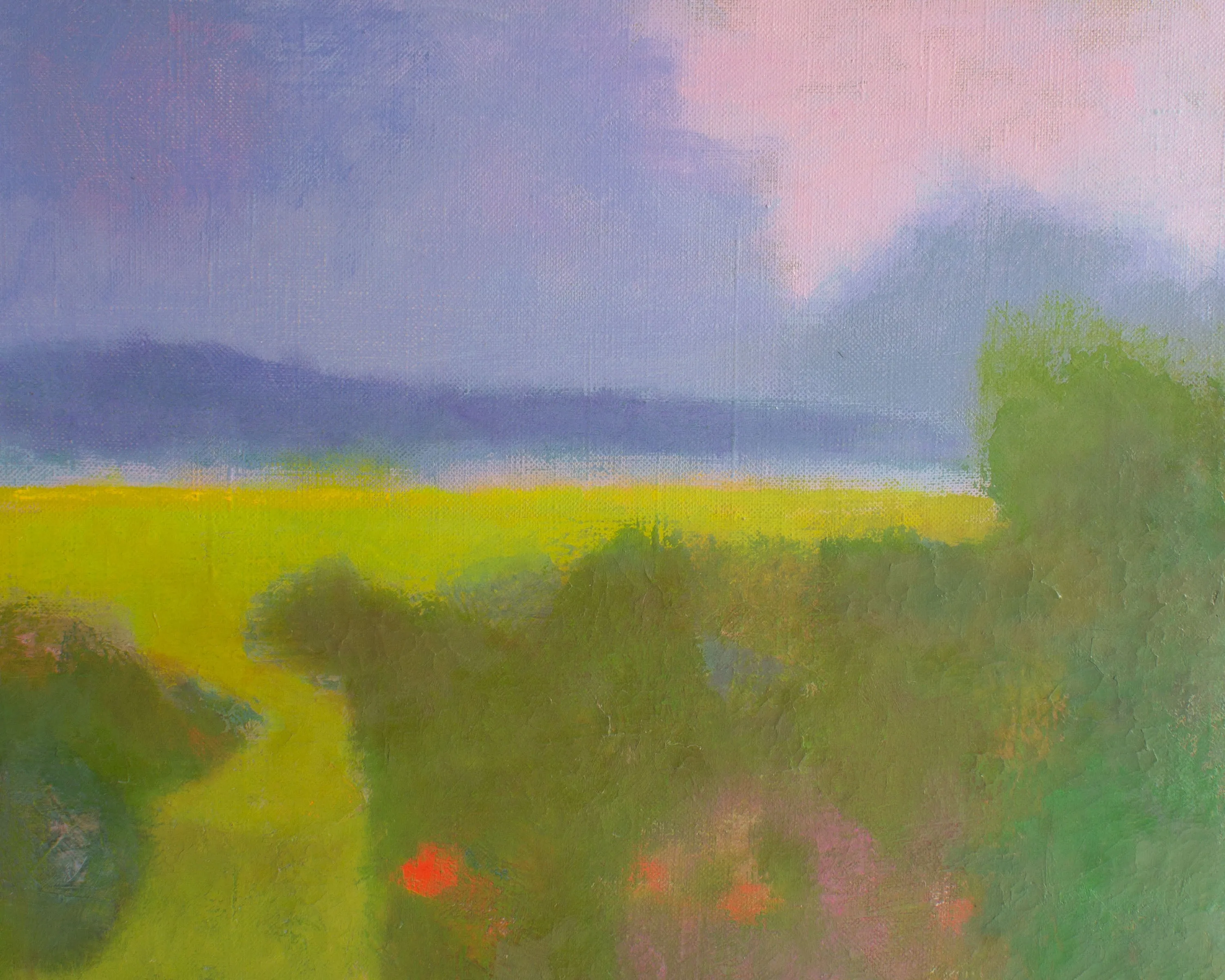 Martin Friedman Oil on Canvas Landscape Painting