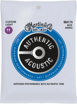 Martin MA175 Acoustic SP, 80/20 Bronze, Custom Light, 11-52