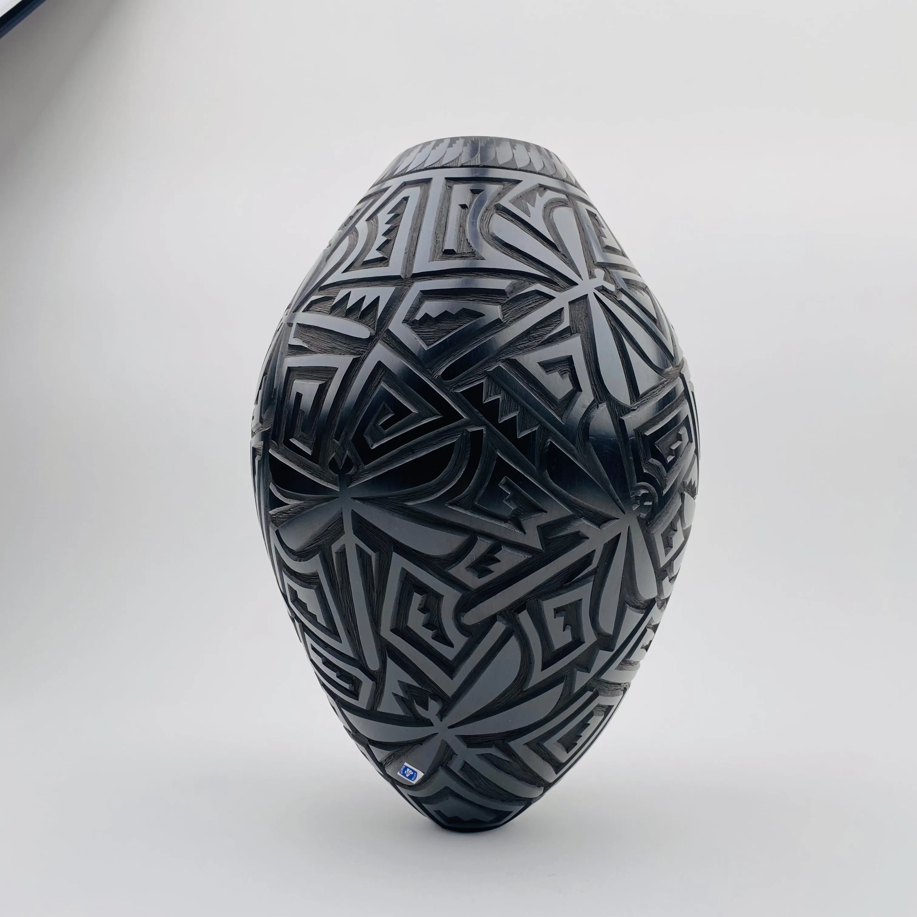Martin Olivas Quintana Black Vase