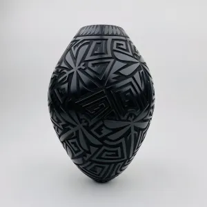 Martin Olivas Quintana Black Vase