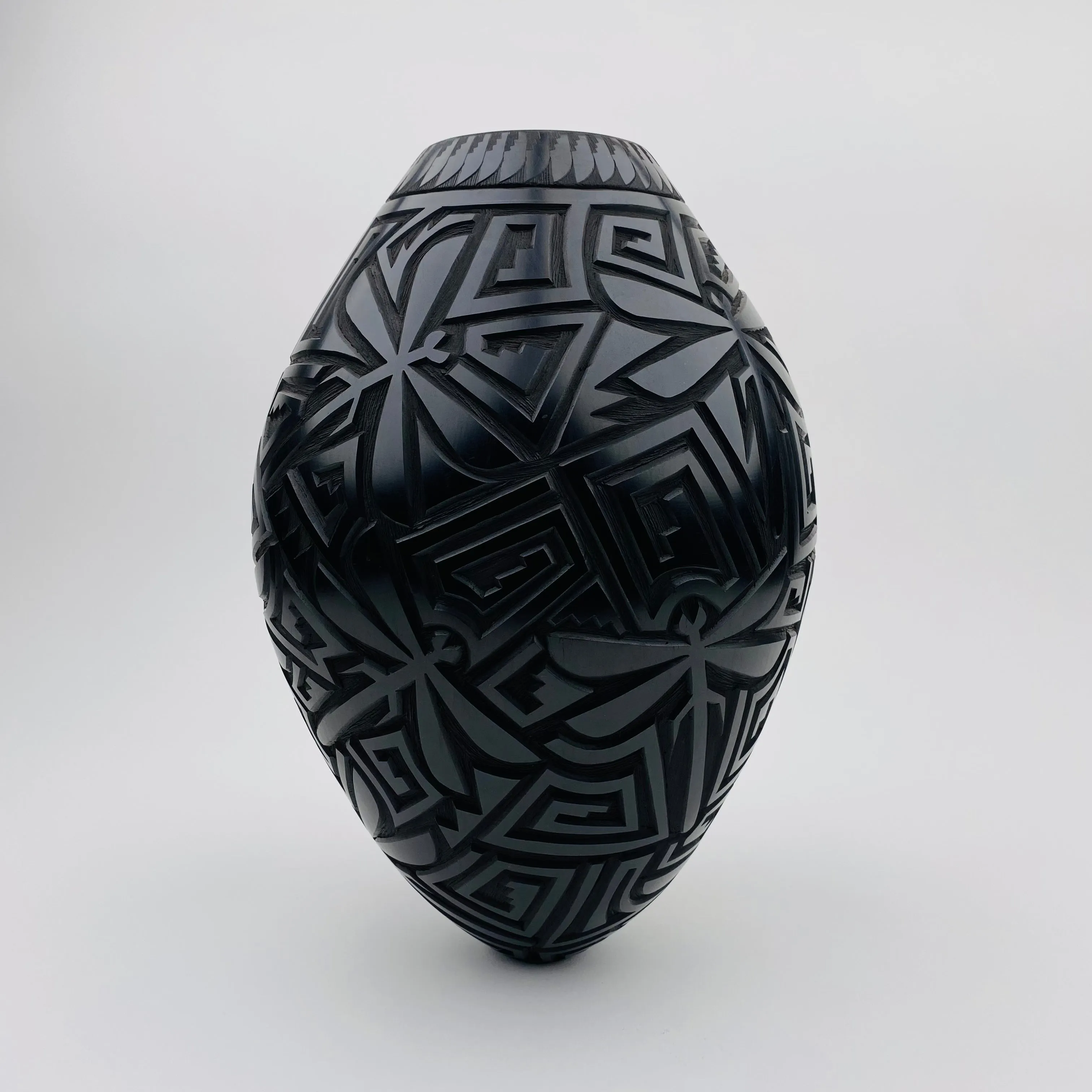 Martin Olivas Quintana Black Vase