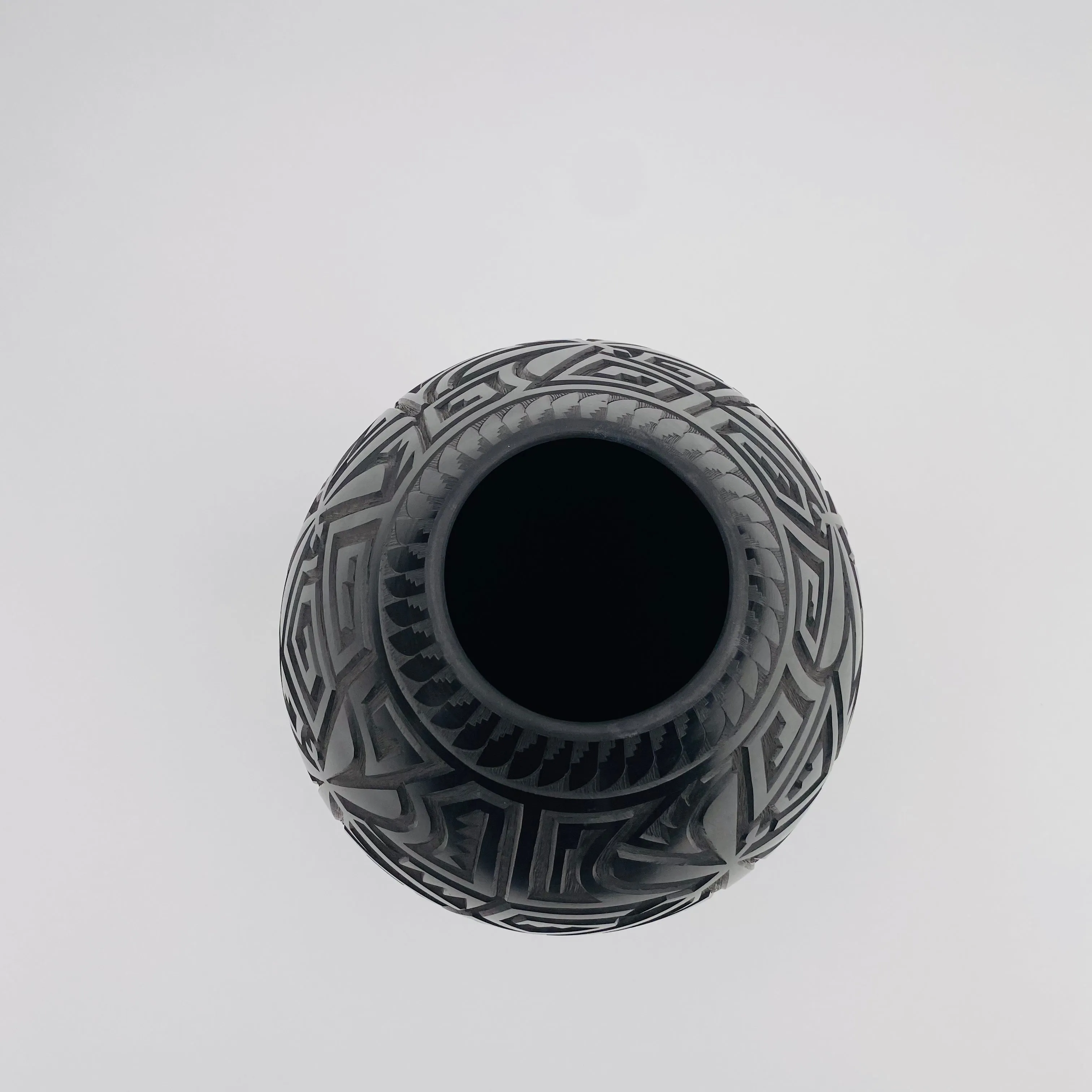 Martin Olivas Quintana Black Vase