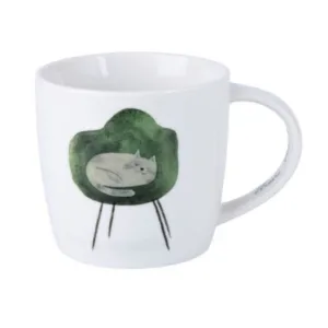 Maxwell & Williams Feline Friends Mug One Eye Open 400ml DX1217