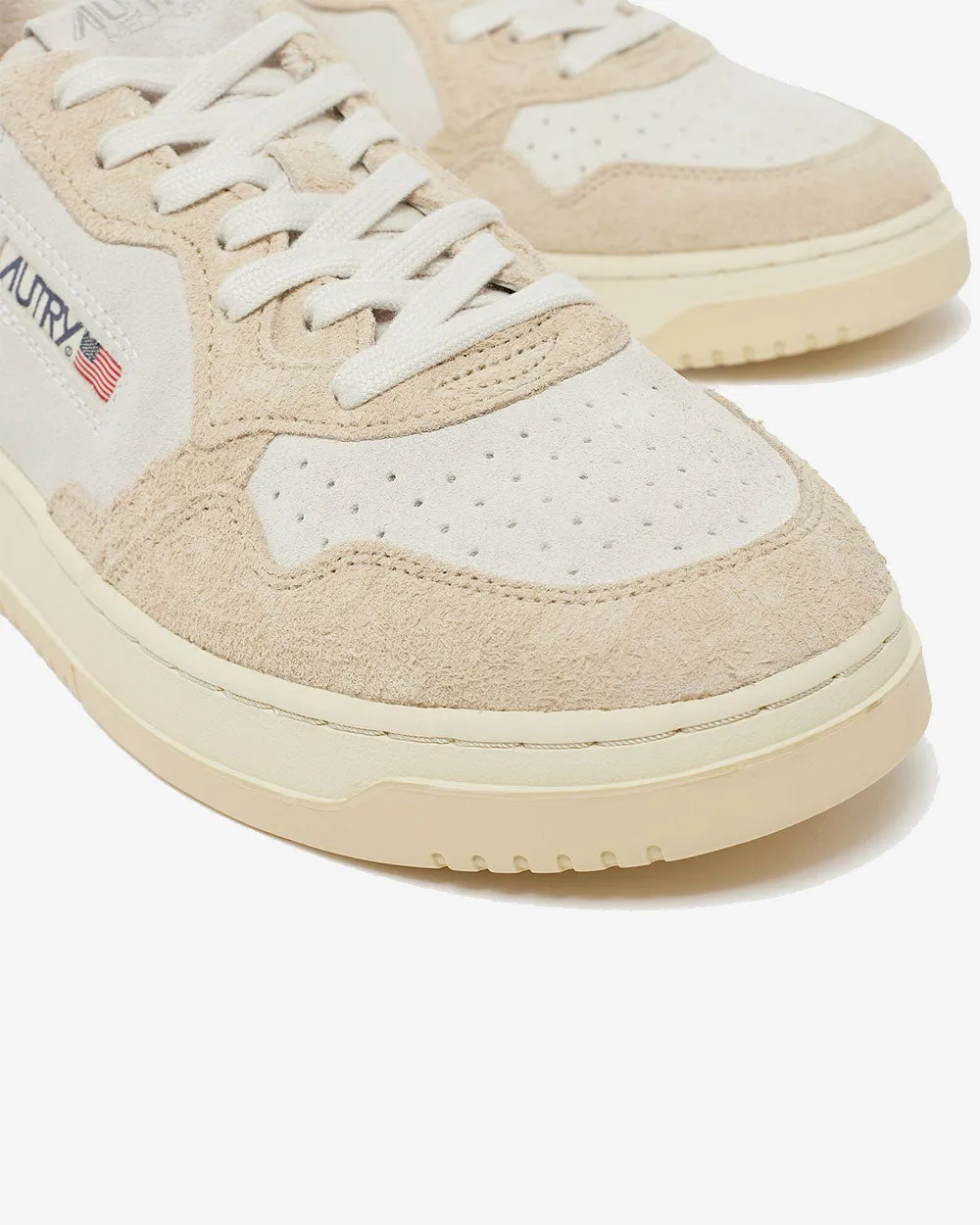 Medalist Low Wom - Suede/Hair Ecru
