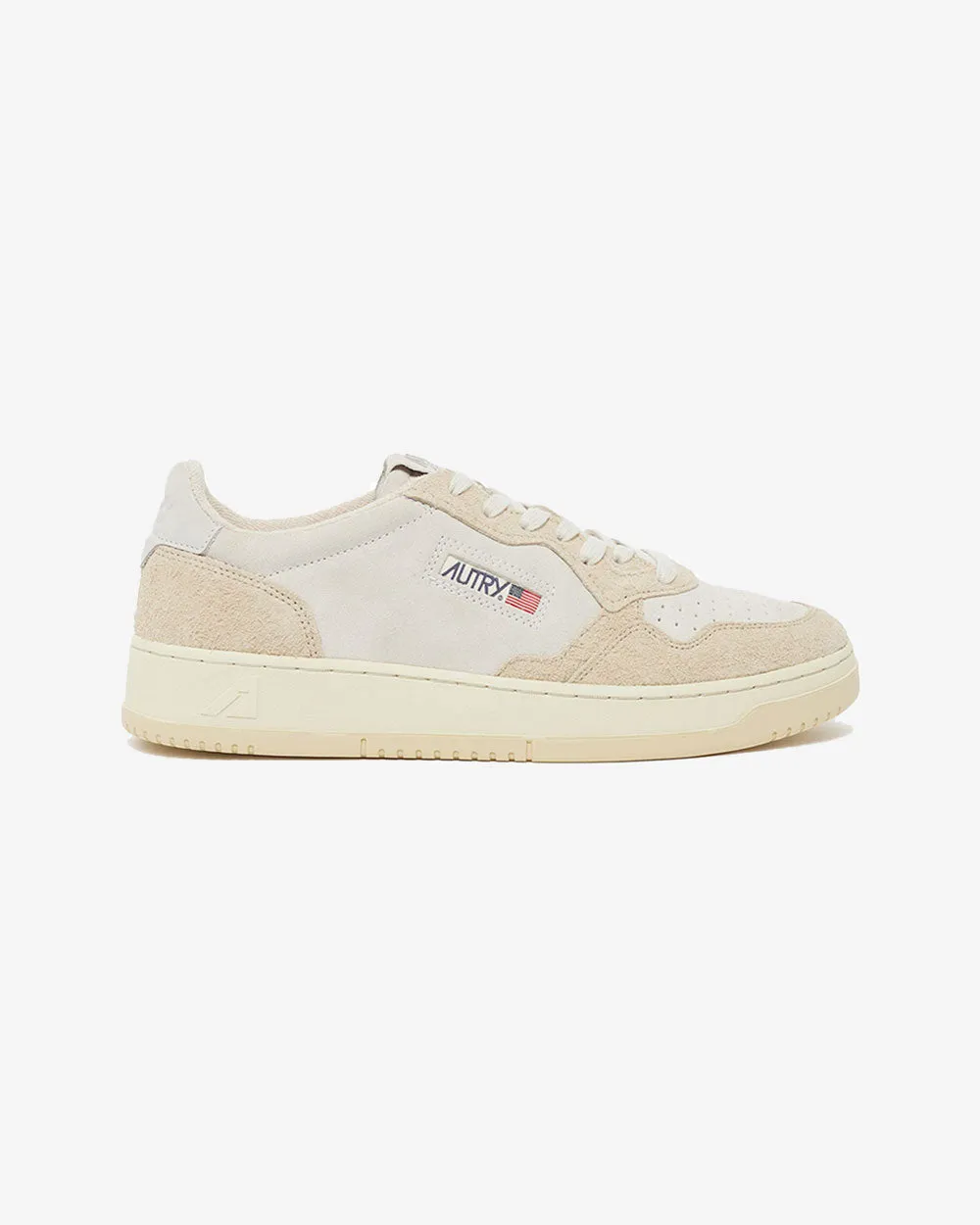Medalist Low Wom - Suede/Hair Ecru