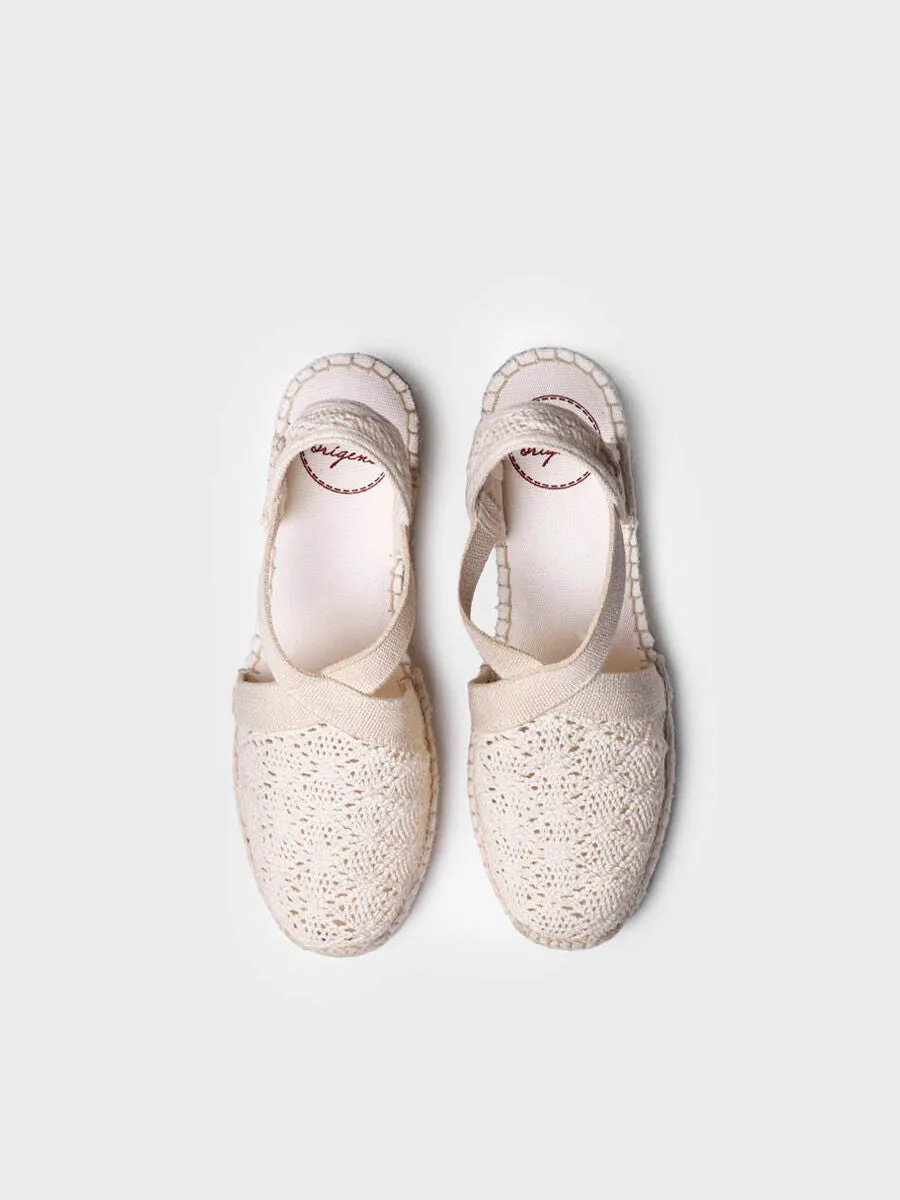 Medium wedge espadrilles with embroidery - TERRA-AD