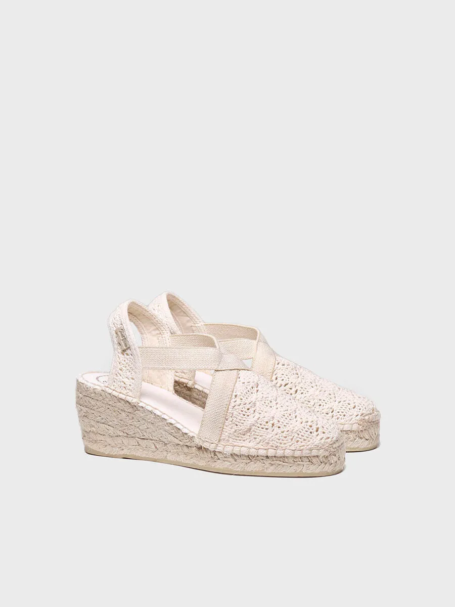 Medium wedge espadrilles with embroidery - TERRA-AD