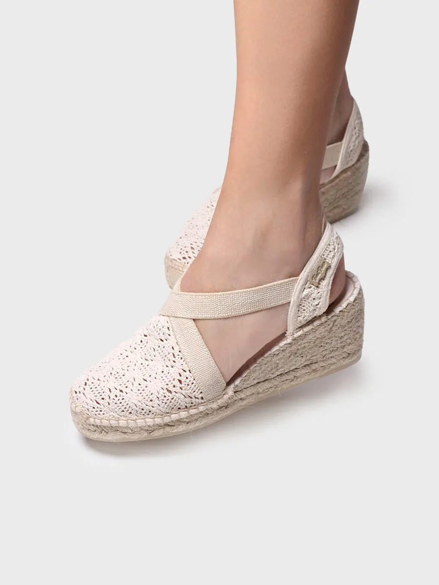 Medium wedge espadrilles with embroidery - TERRA-AD