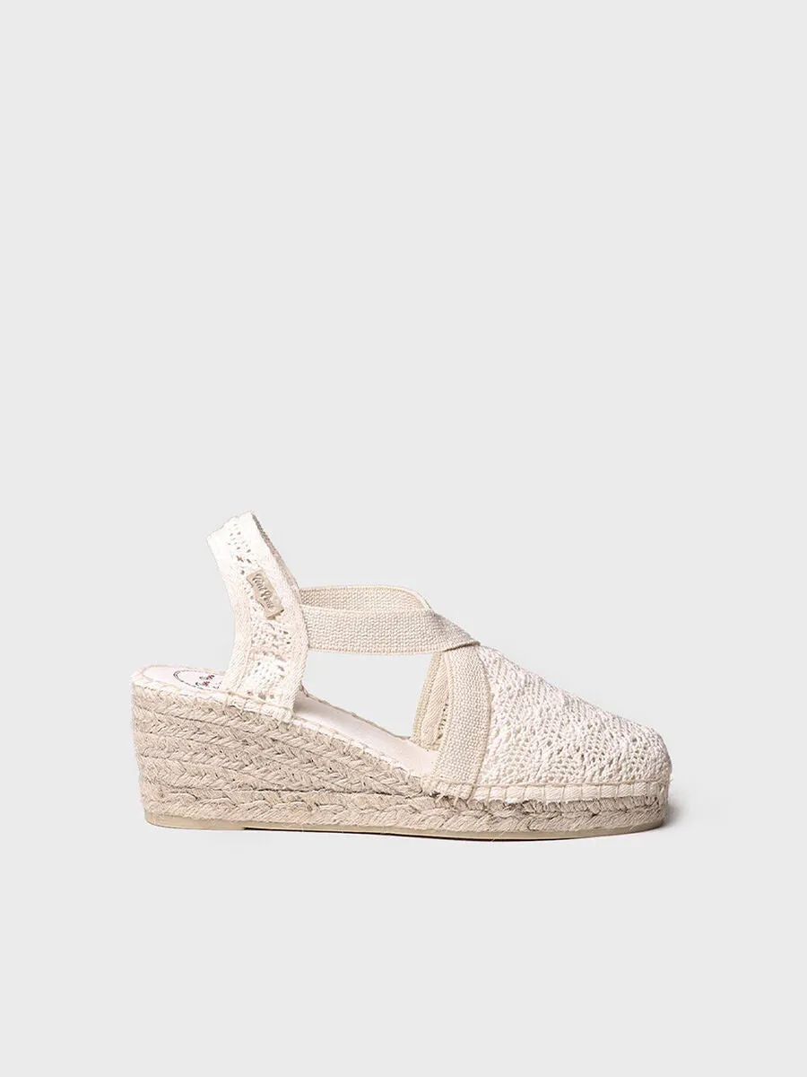 Medium wedge espadrilles with embroidery - TERRA-AD