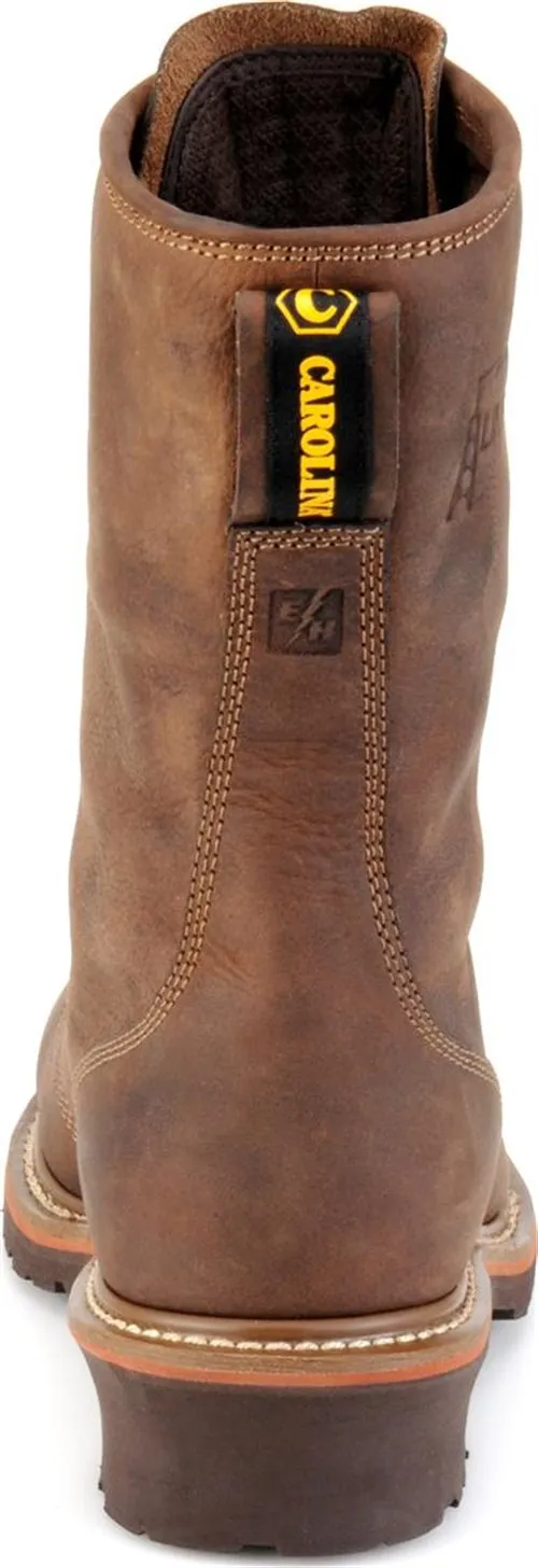 Men's Carolina 10" Waterproof Composite Toe Linesman Work Boot