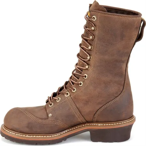 Men's Carolina 10" Waterproof Composite Toe Linesman Work Boot
