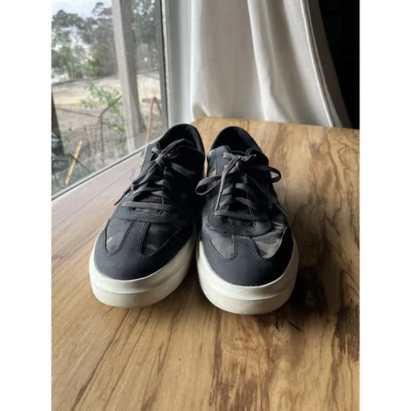 Men's Cole Haan Grandpro Rally Canvas T-Toe Sneaker Black/Camo #C37371 Size 11