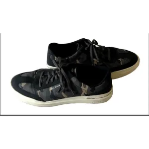 Men's Cole Haan Grandpro Rally Canvas T-Toe Sneaker Black/Camo #C37371 Size 11