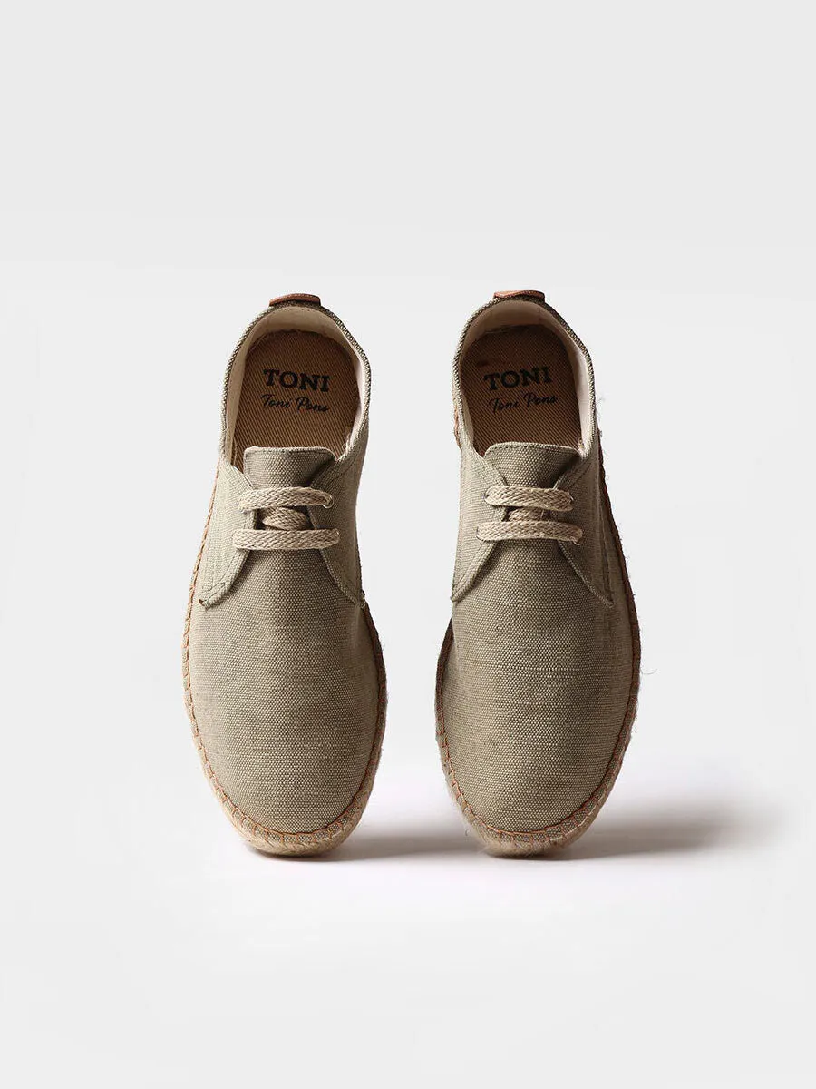 Men's espadrilles with laces - DIXON