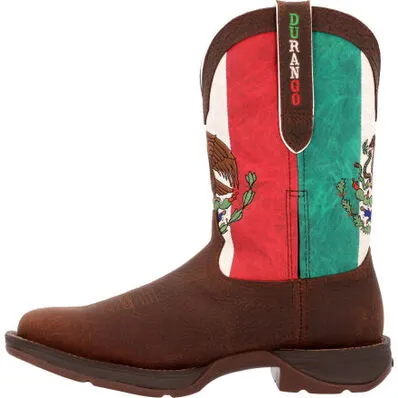 MENS REBEL BY DURANGO® STEEL TOE MEXICO FLAG WESTERN BOOT    DDB0431