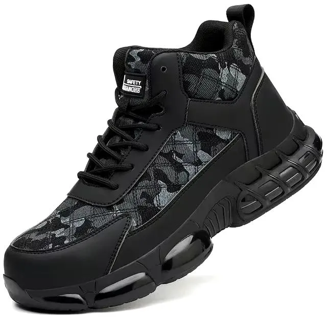 Men's Steel Toe Safety Boots – Indestructible & Puncture-Proof Work Sneakers