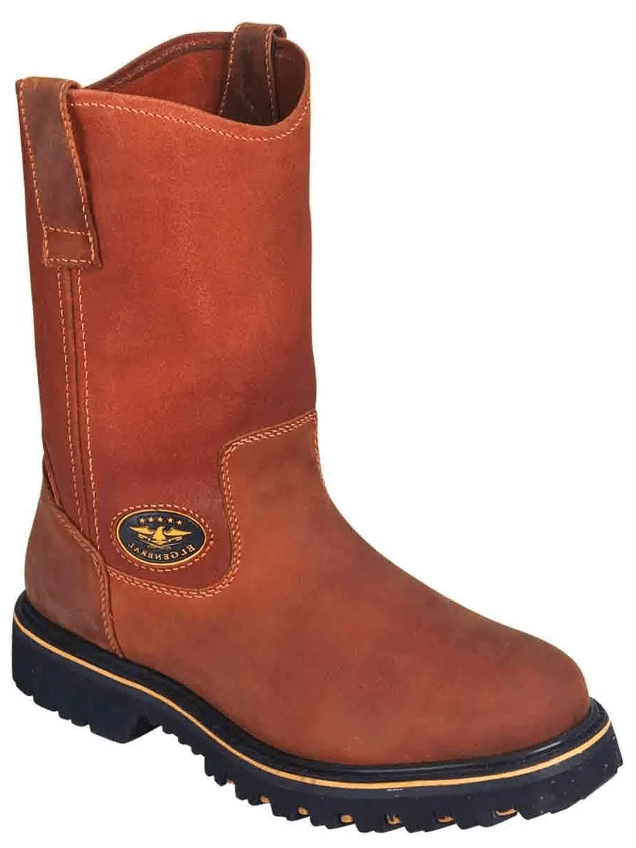 Men's Work Boots Without Steel Toe 'El General' Honey Color 29744