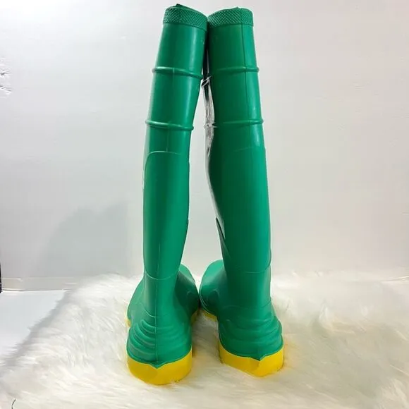 Men's Onguard  Hazmax Green 16” PVC Knee Boots Steel Toe Mens Size 8