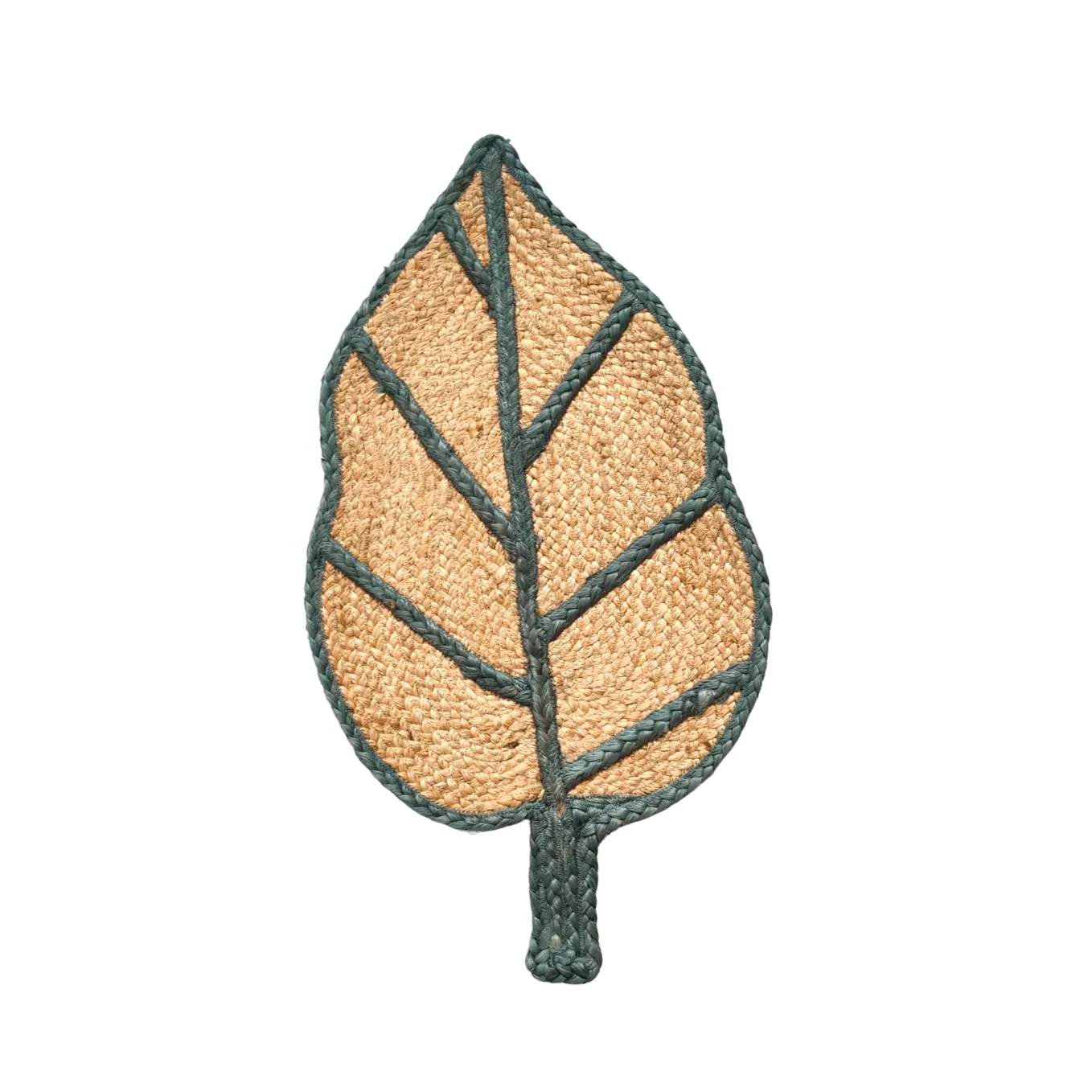 Monstera Leaf Shape Jute Rug
