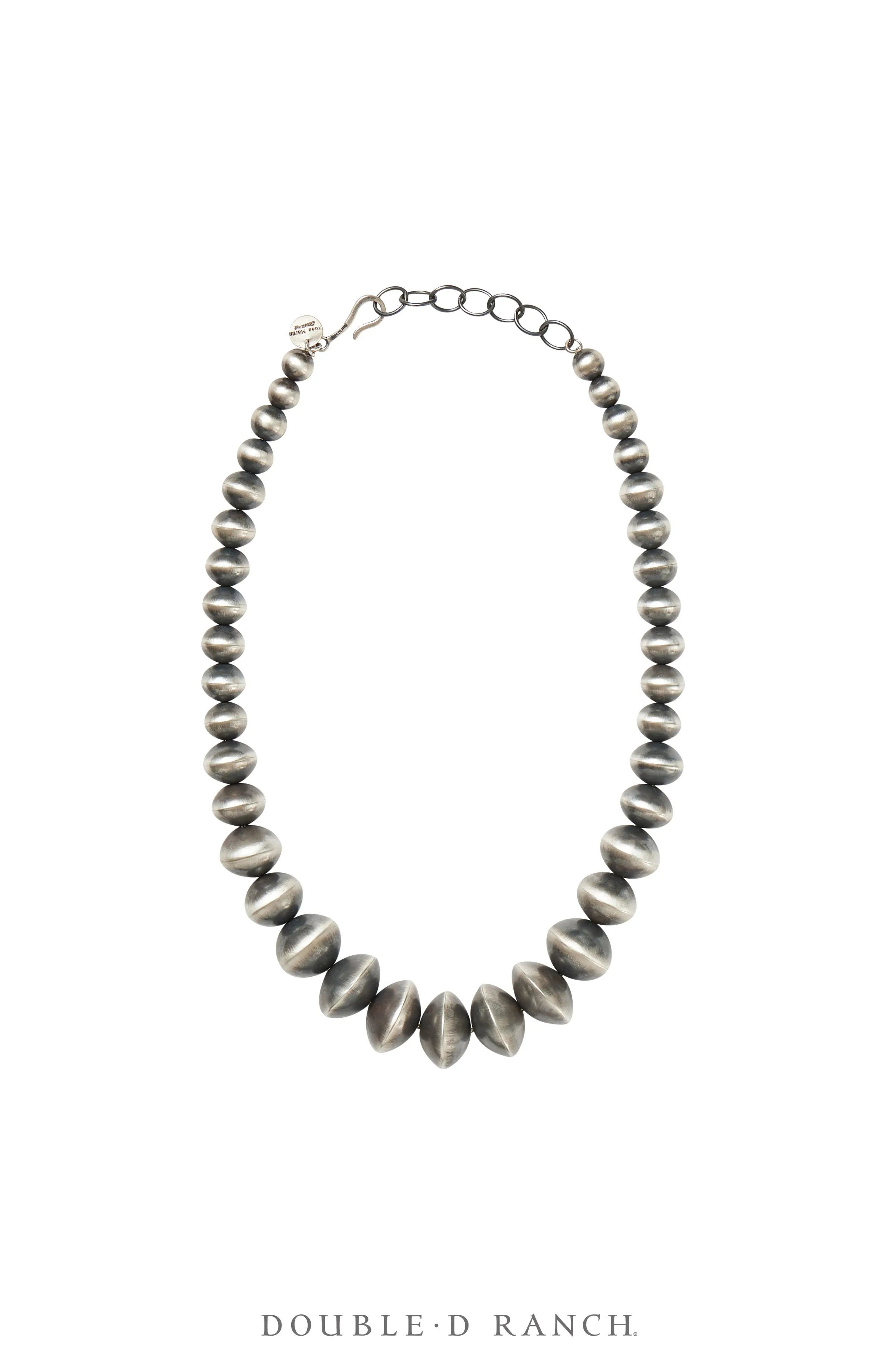 Necklace, Desert Pearls, Sterling Silver 18", Hallmarked, Contemporary, 3345
