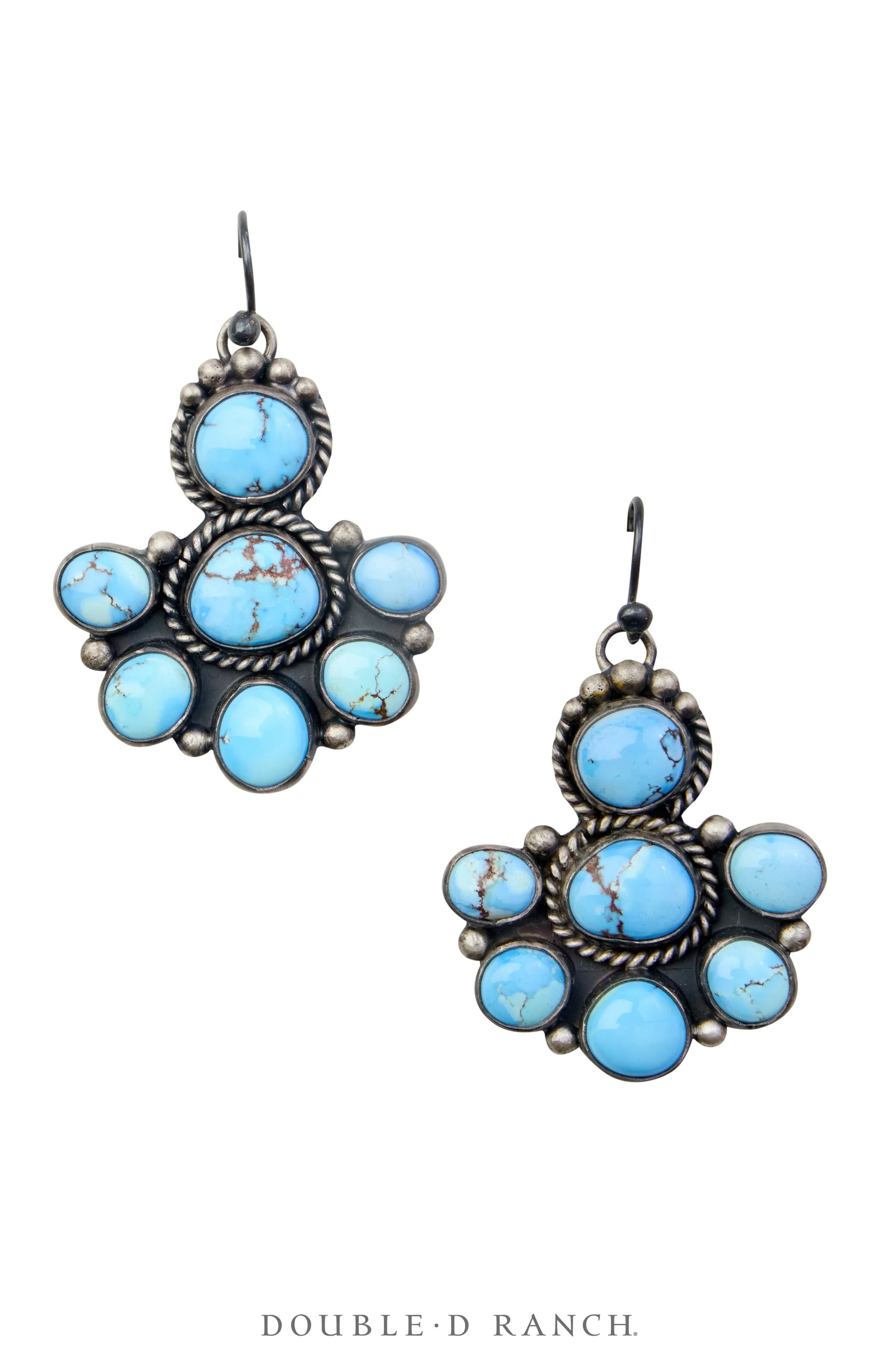 Necklace, Statement, Turquoise, Golden Hills, Matching Earrings, Hallmark, Contemporary, 3526