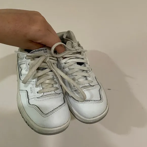 New Balance 550 White Sneaker Size 12 Toddler