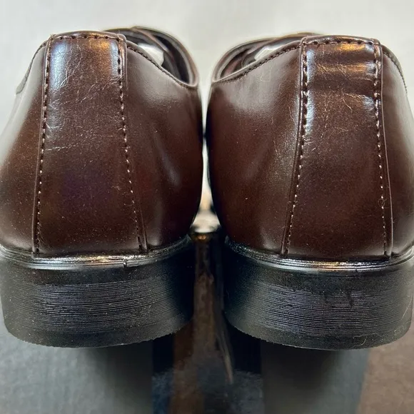 New NYC Mens DAMIAN Faux Leather Cap toe Oxfords Dress Shoes / Sz 8