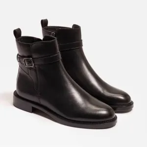NEW SAM EDELMAN nolynn buckle bootie in black