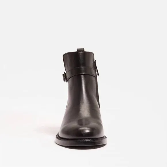 NEW SAM EDELMAN nolynn buckle bootie in black