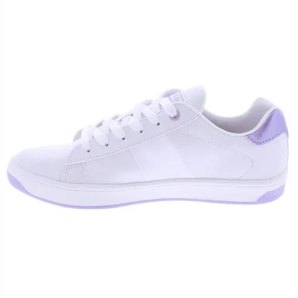 NEW TSUKIHOSHI girl's rally sneakers in white/lavender