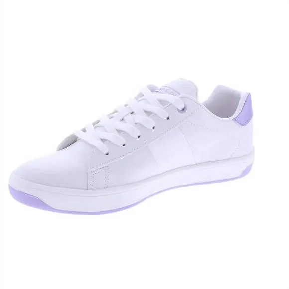 NEW TSUKIHOSHI girl's rally sneakers in white/lavender