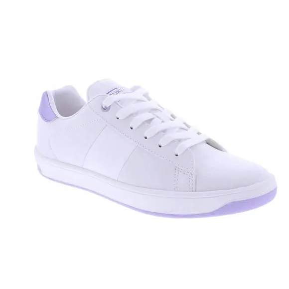 NEW TSUKIHOSHI girl's rally sneakers in white/lavender