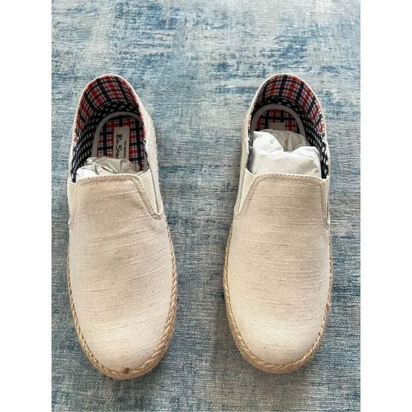 NIB! Ben Sherman Beige Jenson Slip On Shoes Men's Size 8