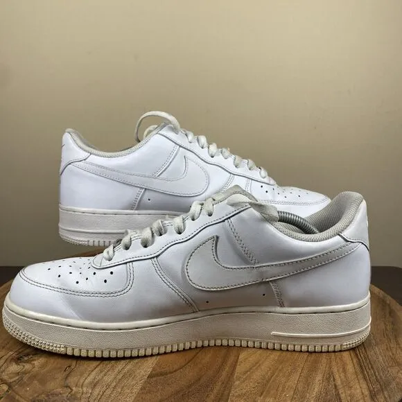 Nike Air Force 1 07 Low Mens Triple White Size 11.5 Low Top Shoes