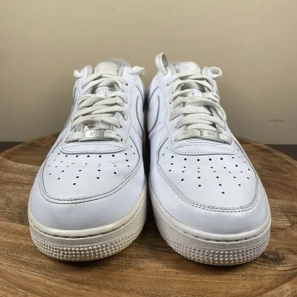 Nike Air Force 1 07 Low Mens Triple White Size 11.5 Low Top Shoes