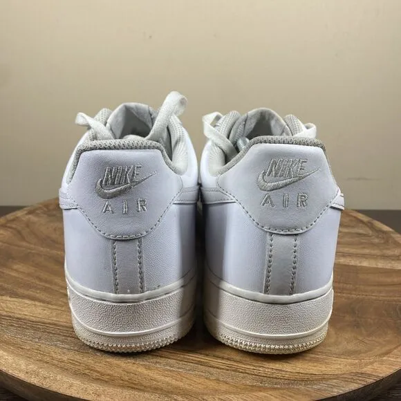 Nike Air Force 1 07 Low Mens Triple White Size 11.5 Low Top Shoes
