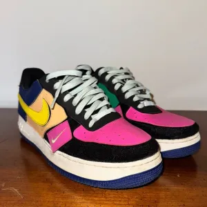 Nike Air Force 1/1 Black Multicolor - Men Size 10.5 #DB2576-001