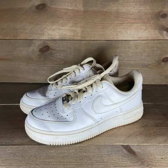 Nike Air Force one Womens size 6.5 shoes white leather low top sneakers