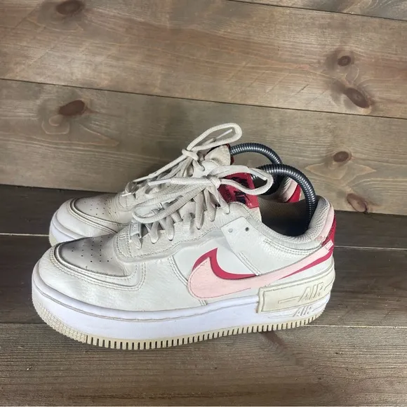 Nike Air Force one Womens size 6.5 shoes white leather low top sneakers