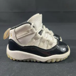 Nike Air Jordan 11 Retro TD 378040-170 ‘Gratitude’ Size 5c  White/Metallic Gold