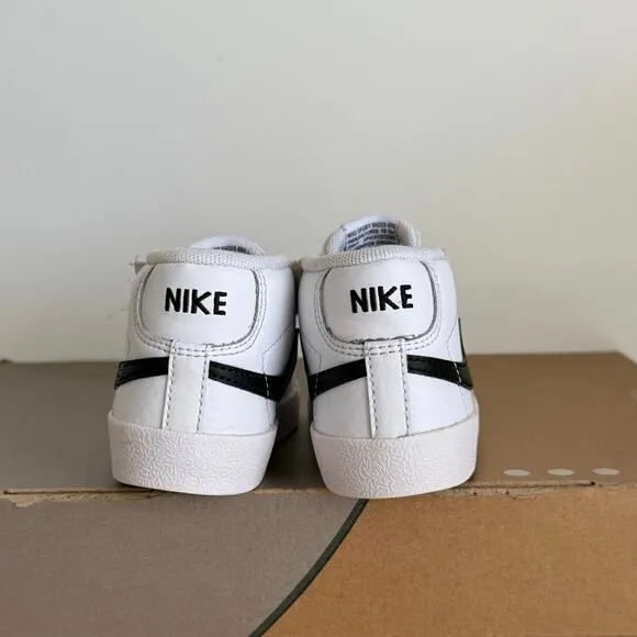 Nike Blazer Mid ‘77 Black/White Toddler Sneakers - SZ 6 C