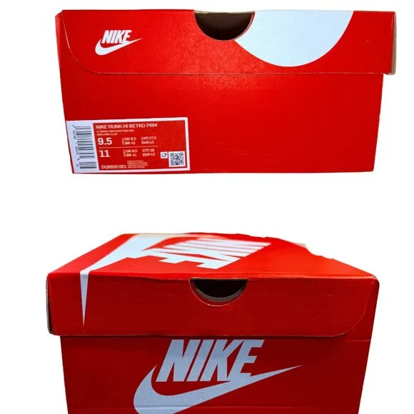 Nike Dunk High Premium Certified Fresh Grey Fog Pink/White Laces Size 9.5