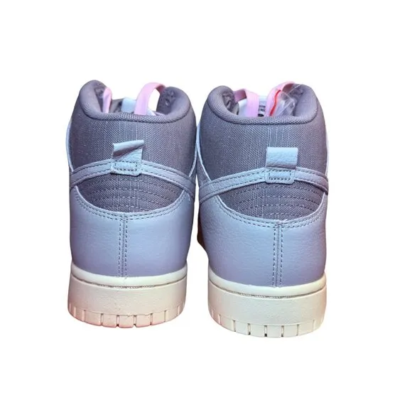 Nike Dunk High Premium Certified Fresh Grey Fog Pink/White Laces Size 9.5