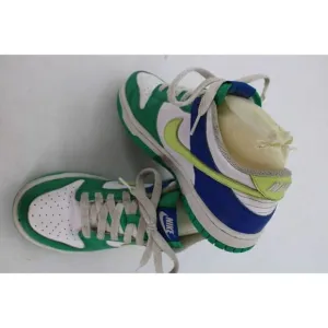 Nike Dunk Low GS Stadium Green Game Royal FN6973-100 Green Blue White YOUTH 4Y