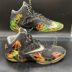 Nike LeBron 11 XI Everglades Basketball Mens Size 11 616175-006 GUC