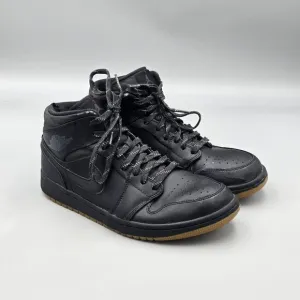 Nike Men's Size 8.5 US Air Jordan 1 Winterized Black Gum High Top Sneakers READ