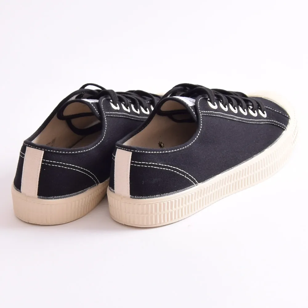 Novesta Star Master Black Contrast Stitching Ecru Shoes
