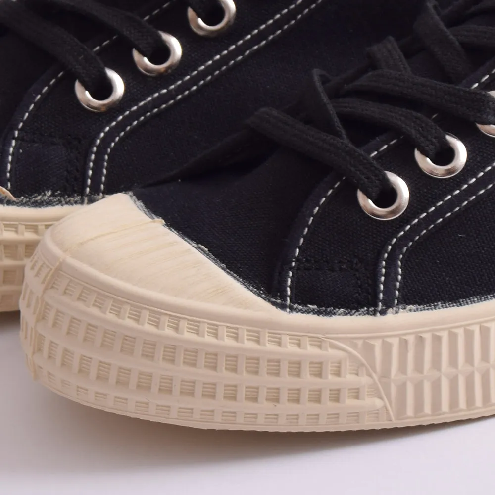 Novesta Star Master Black Contrast Stitching Ecru Shoes