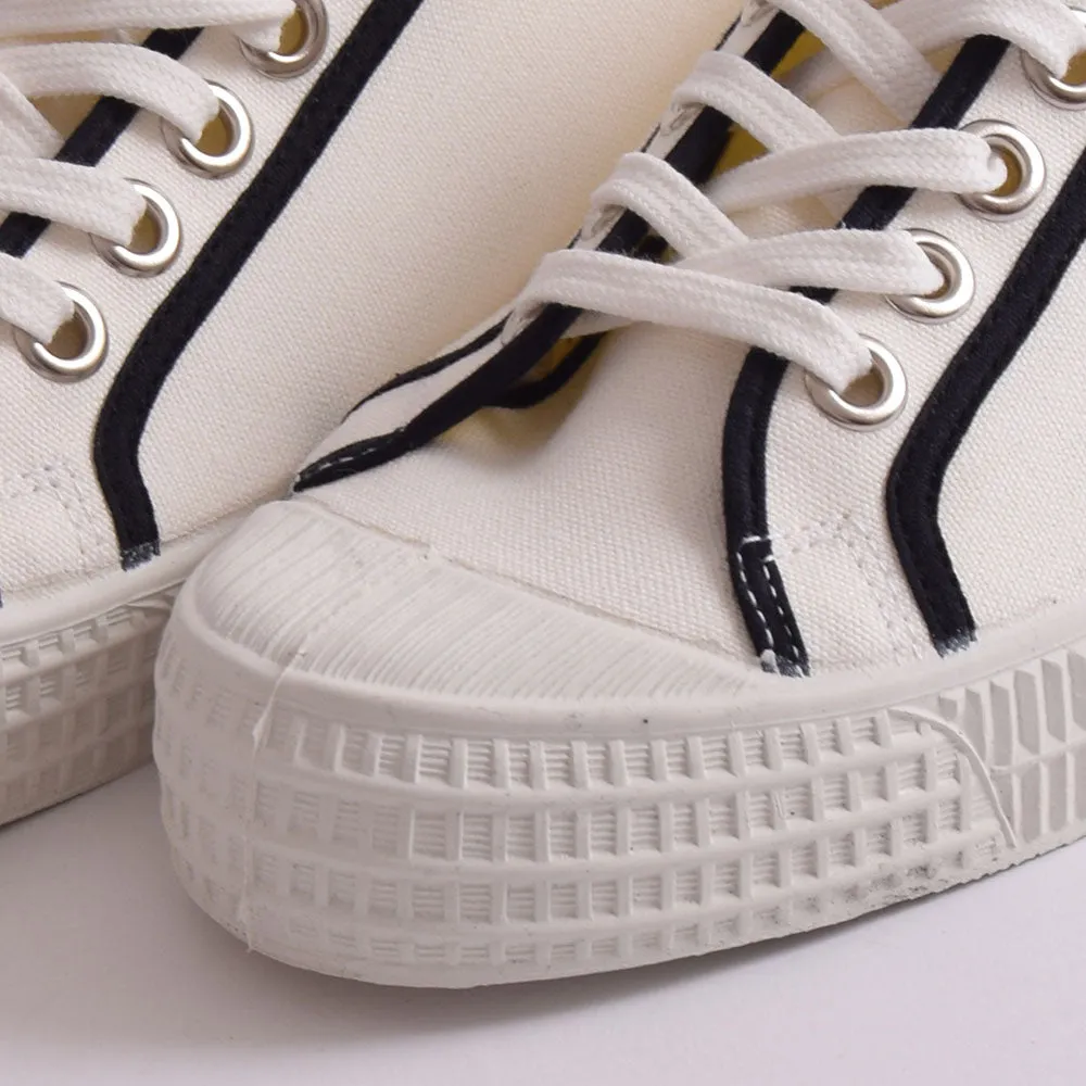 Novesta Star Master White Contrast Piping White Shoes